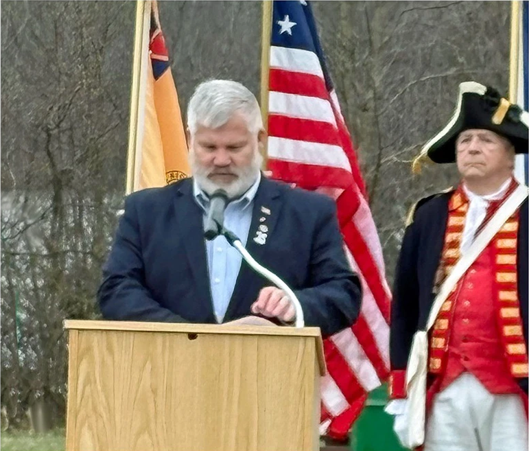Chapter President Jim Riddell